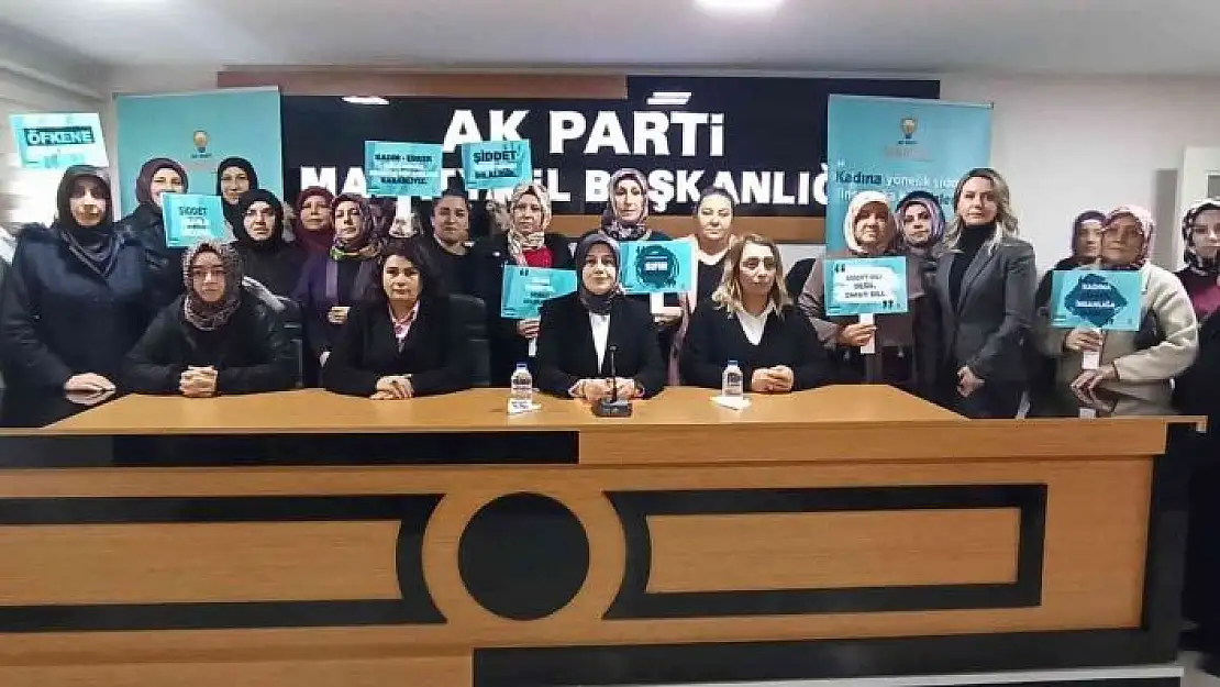 'AK Partili Özlem Pelitoğlu: ''Şiddete karşı kadın-erkek omuz omuza mücadeleyi sürdüreceğiz'''