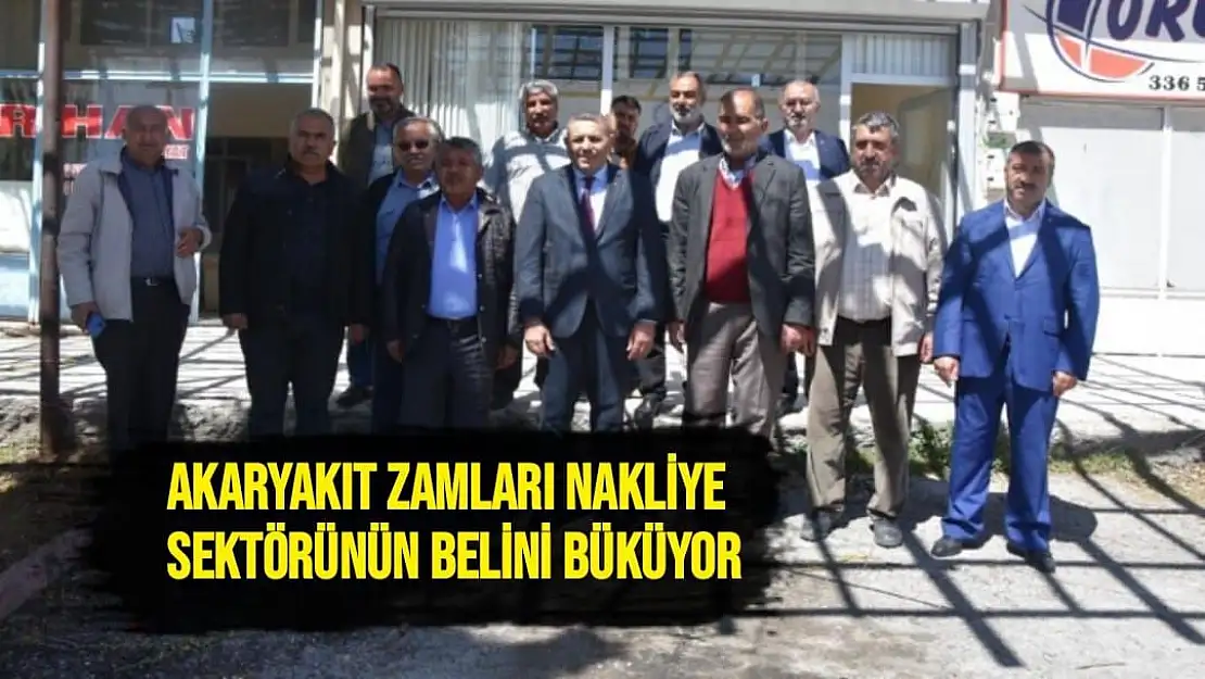 Akaryakıt zamları nakliye sektörünün belini büküyor