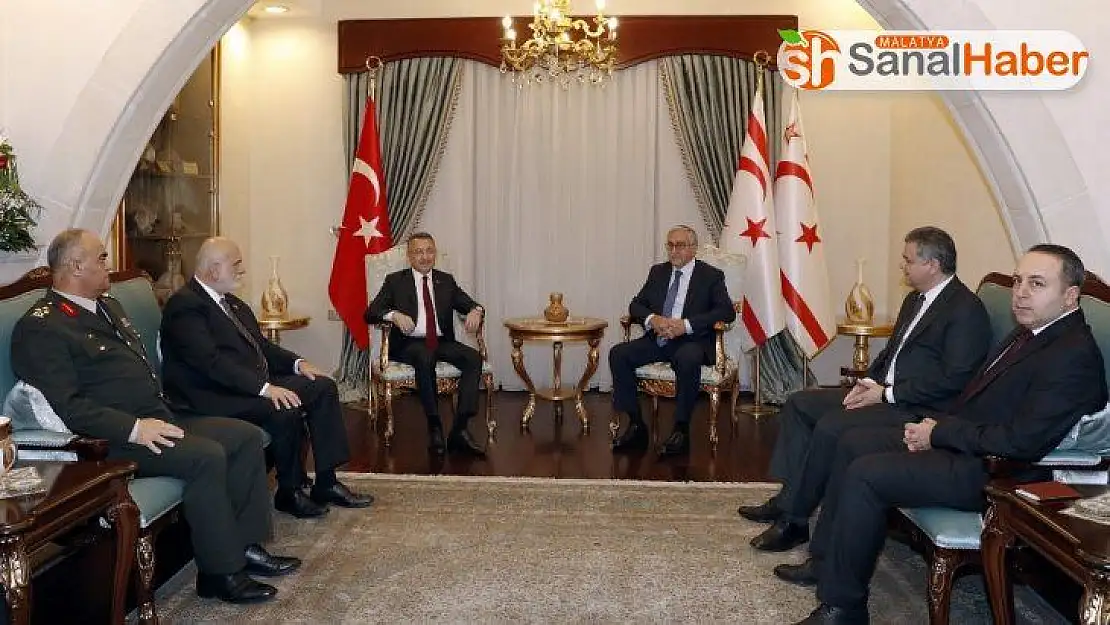 Akıncı, Cumhurbaşkanı Yardımcısı Oktay başkanlığındaki heyeti kabul etti