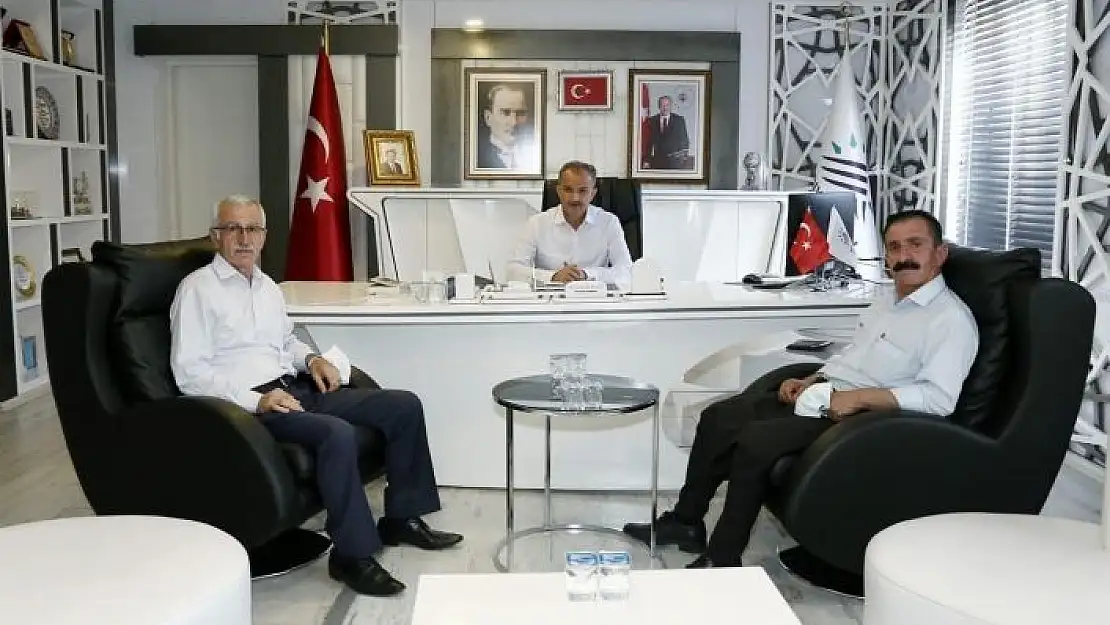 'Alevi Kültür Derneği Başkanı Tanrıverdi´den Başkan Kılınç´a ziyaret'