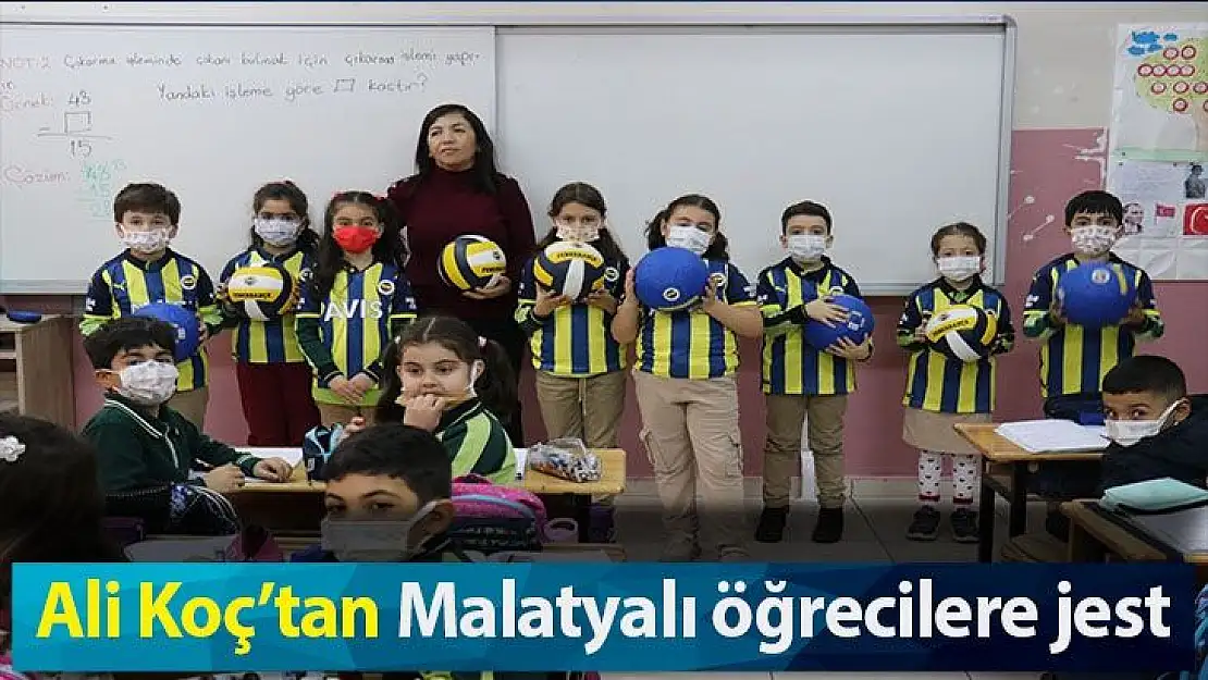 Ali Koç´tan Malatyalı öğrecilere jest