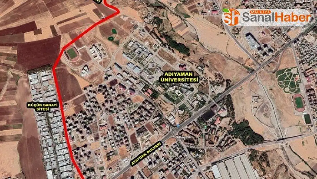 Altınşehir'de alternatif yol çalışması yapılıyor