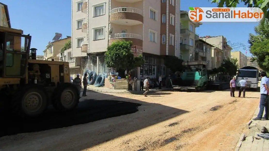 Altyapı tamam sıra asfaltta