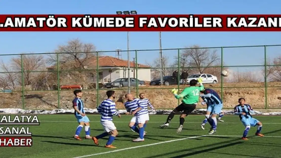 MALATYA 1.AMATÖR KÜMEDE FAVORİLER KAZANDI