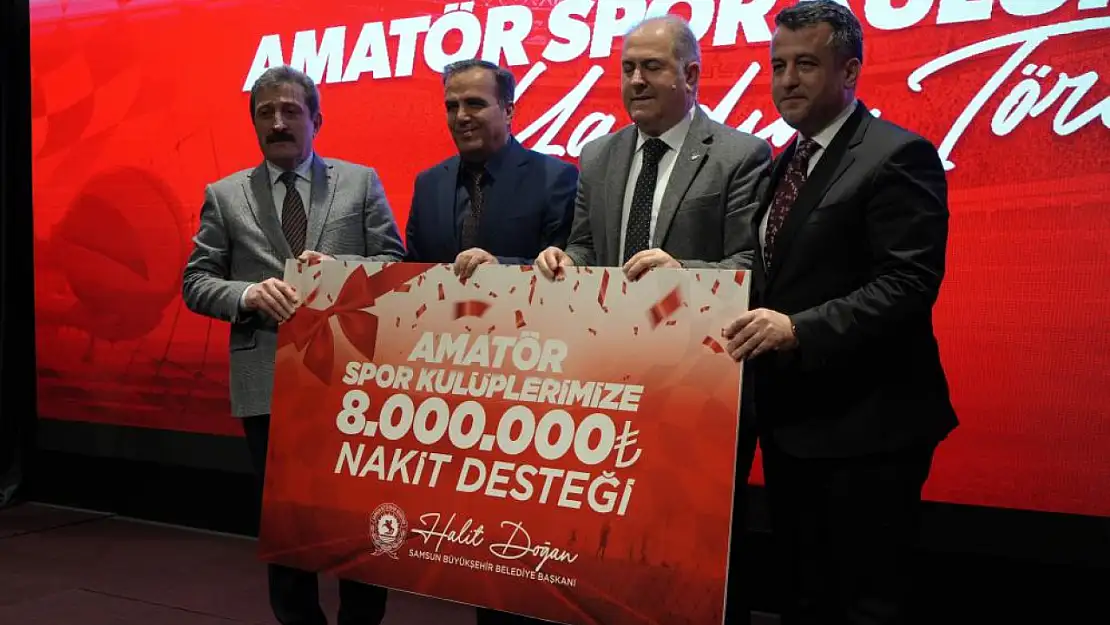 Amatör spora 8 milyon TL'lik destek