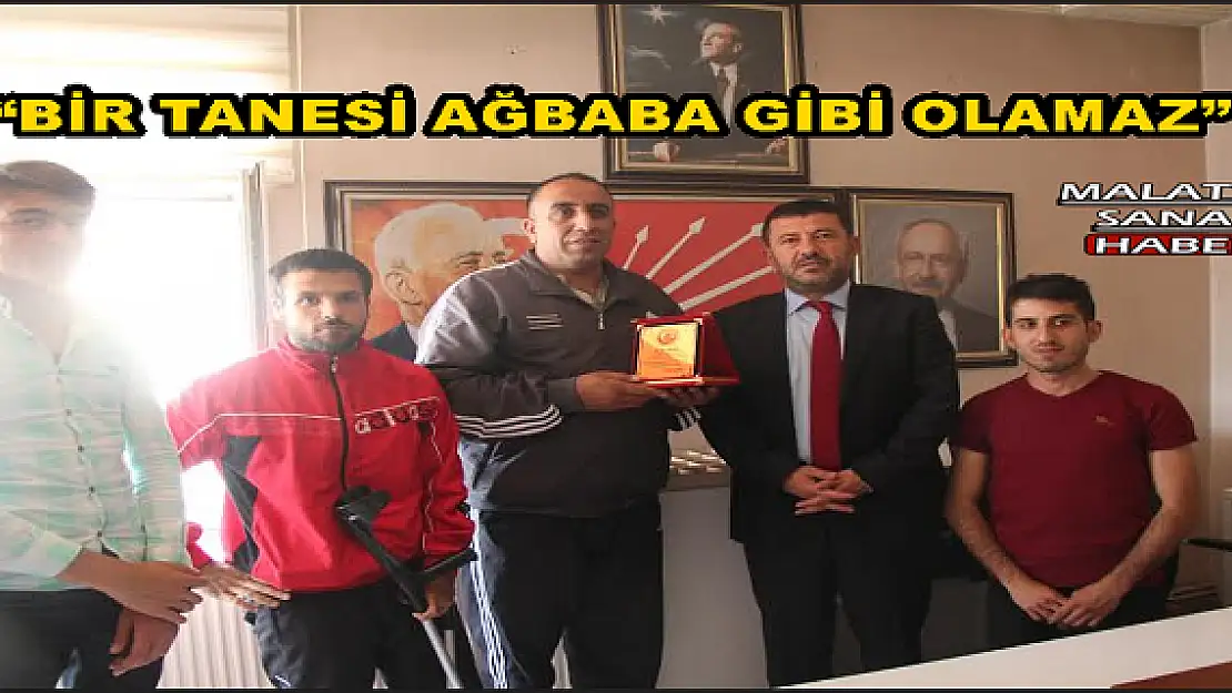 AMPUTE TAKIMINDAN AĞBABA´YA PLAKET