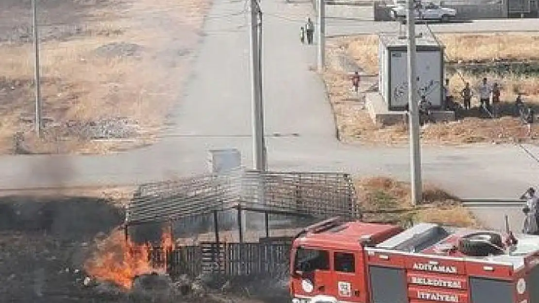 'Anız yangını ağıla sıçradı'