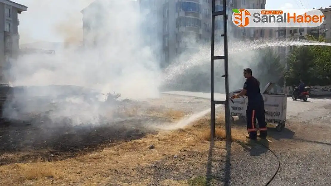 Malatya'da yangın