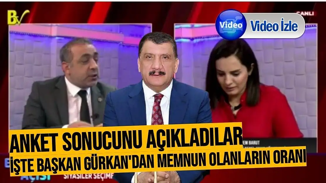 Anket sonucunu açıkladılar İşte Başkan Gürkan'dan memnun olanların oranı