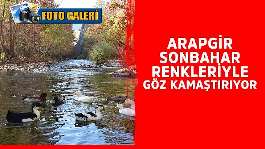 Arapgir sonbahar renkleriyle göz kamaştırıyor