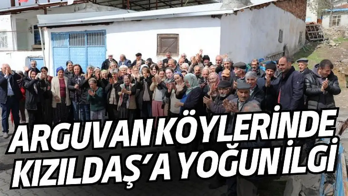 Arguvan köylerinde Kızıldaş'a yoğun ilgi