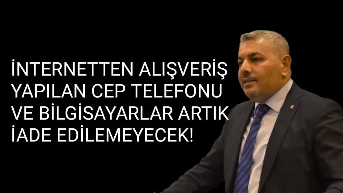 Artık iade edilemeyecek 