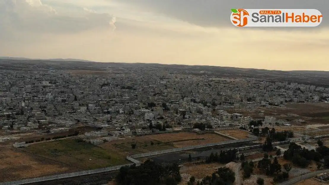 Ayn el Arab havadan görüntülendi