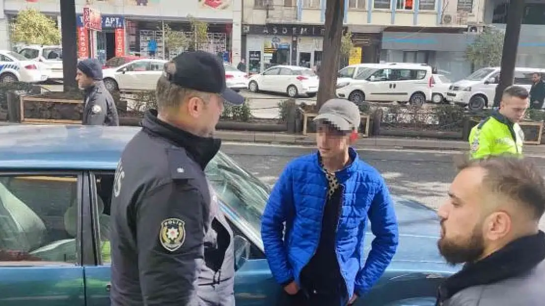 'Babasının aracıyla gezmeye çıkan genç ortalığı birbirine kattı'