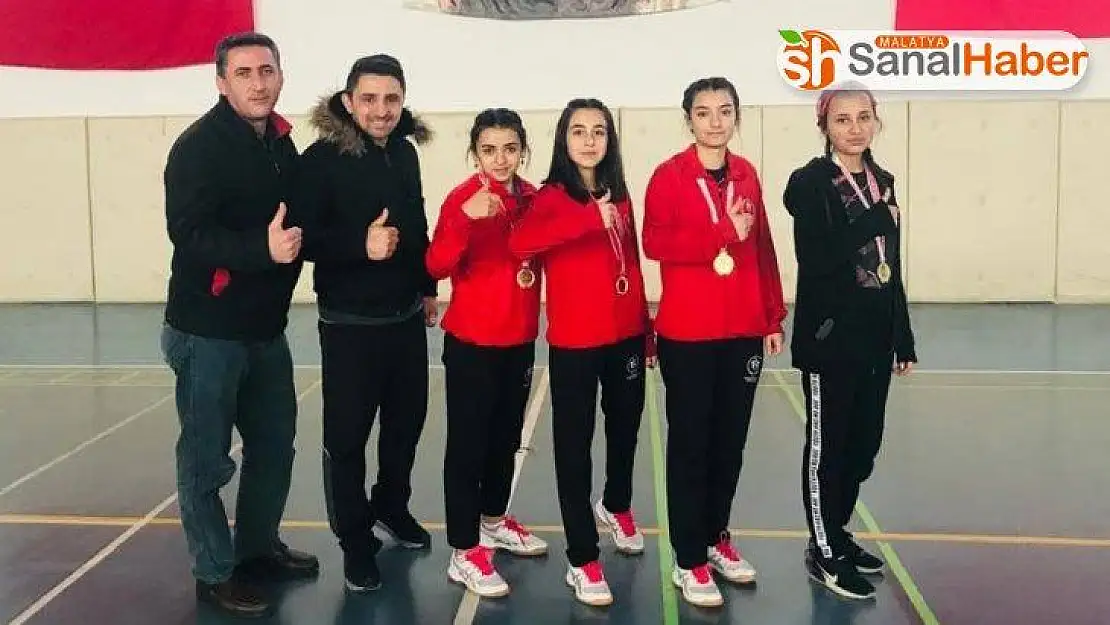 Badminton bölgesi birincisi Hafik oldu