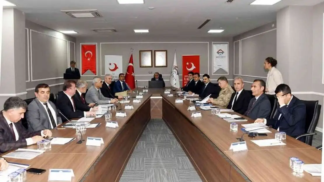 'Bağımlılıkla mücadele toplantısı yapıldı'