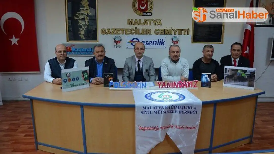 Bağımlılıkla Sivil Mücadele Derneği'nden polisin çalışmalarına destek