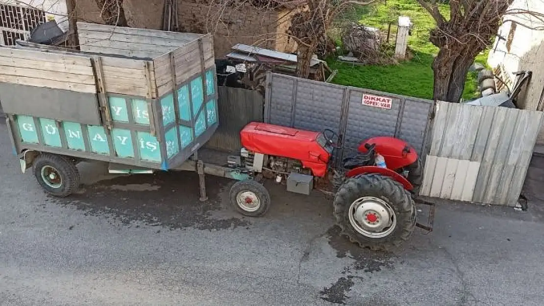 'Bahçe içerisindeki römorku çaldılar'