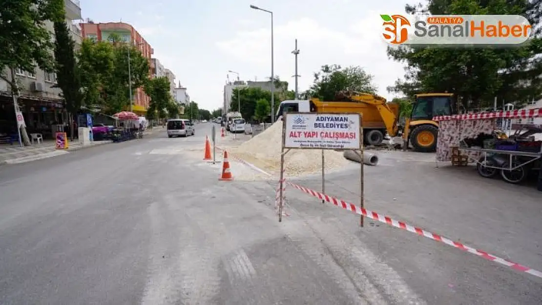 Bahçelievler Mahallesinde altyapı çalışması