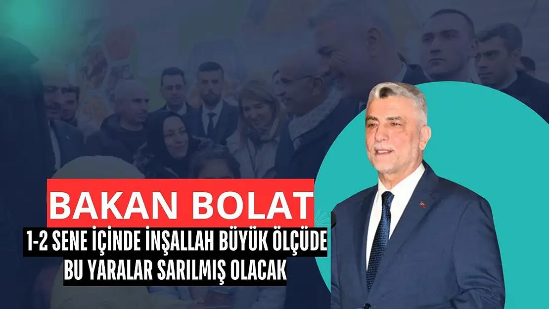 Bakan Bolat, Malatyada geçici işyerlerindeki esnafları ziyaret etti