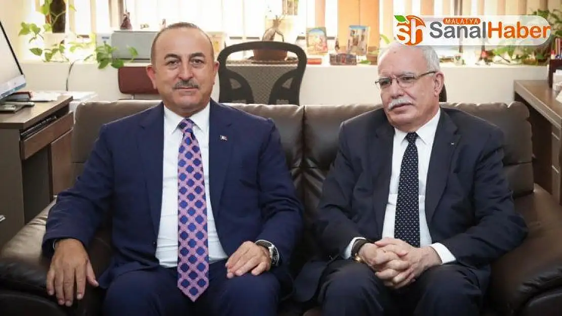 Bakan Çavuşoğlu Filistinli mevkidaşı Malki ile görüştü