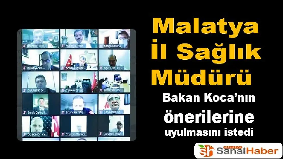 Bakan Koca´nın önerilerine uyulmasını istedi