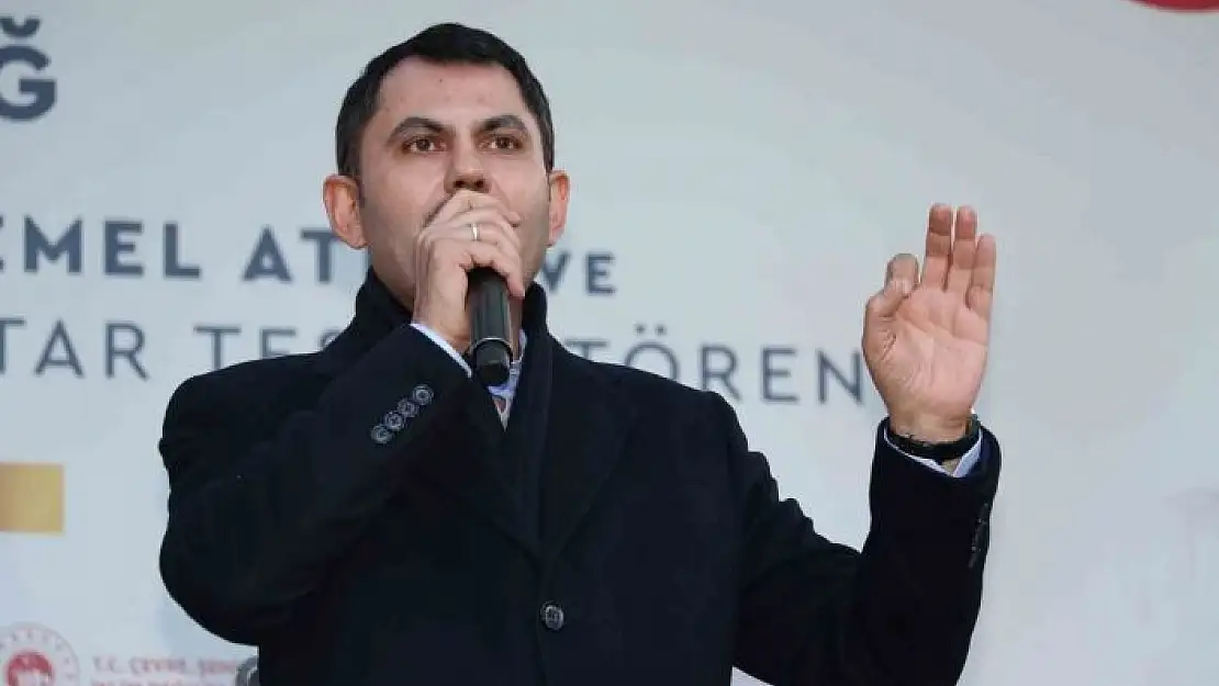 'Bakan Kurum: ''11 ilimiz, yarınlarımız ve yavrularımız için yarın değil, hemen şimdi diyoruz'''