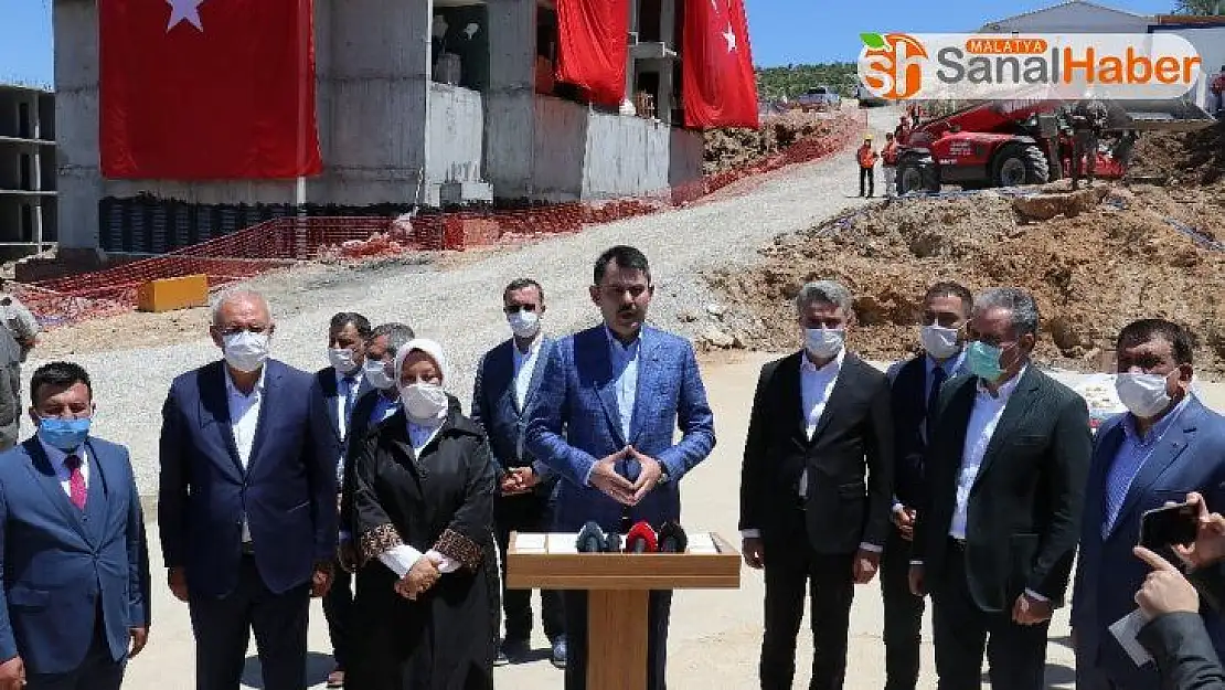 Bakan Kurum Malatya´da  Cumhurbaşkanı Erdoğan´da gelecek
