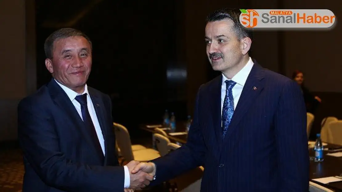 Bakan Pakdemirli, Kırgızistan ve Özbekistan tarım bakanları ile görüştü