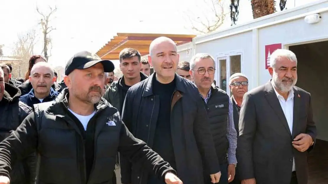 'Bakan Soylu: ''Afete karşı dirençli şehirler oluşturacağız'''