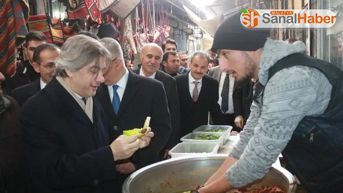 Bakan Yardımcısı Demircan, tuz hanında incelemede bulundu