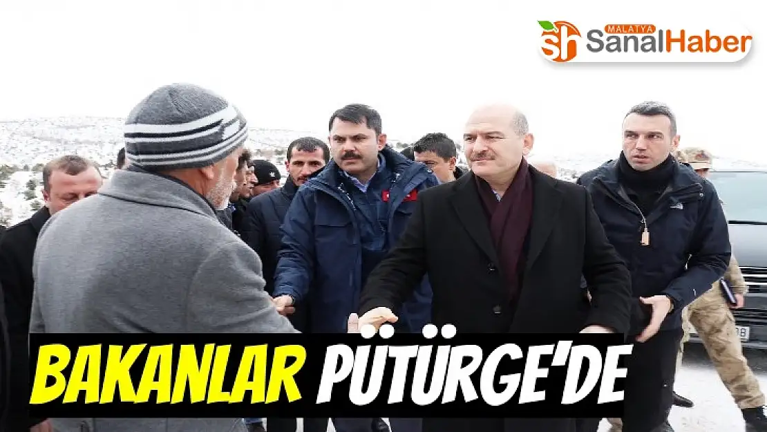 Bakanlar deprem Pütürge´de