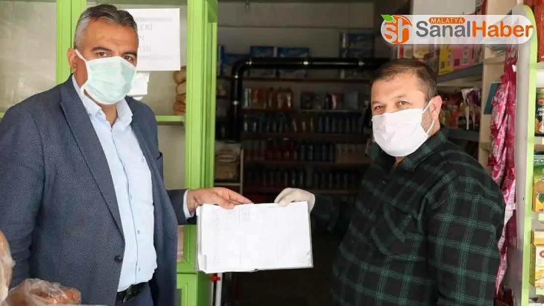 Bakkallardaki 10 bin liralık borcu ödedi