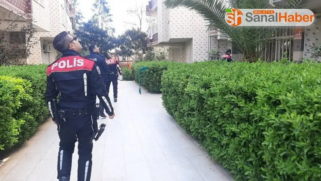 Balkondan kendisini sarkıtan çocuk için ekipler seferber oldu
