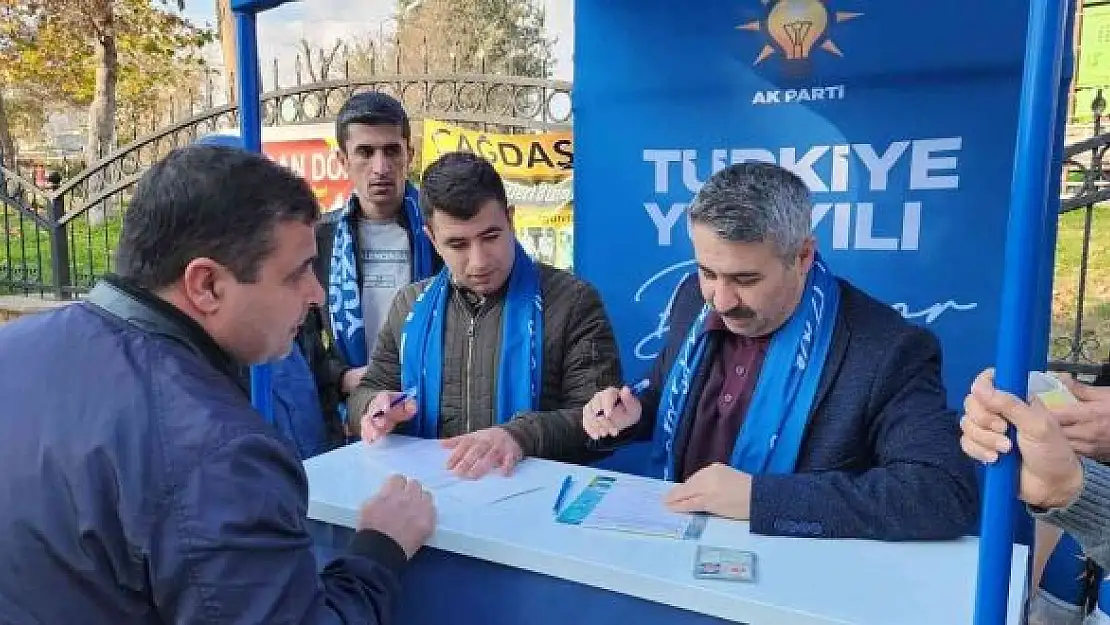 'Başkan Alkayış, AK Partiye üyelik yapan herkese teşekkür etti'