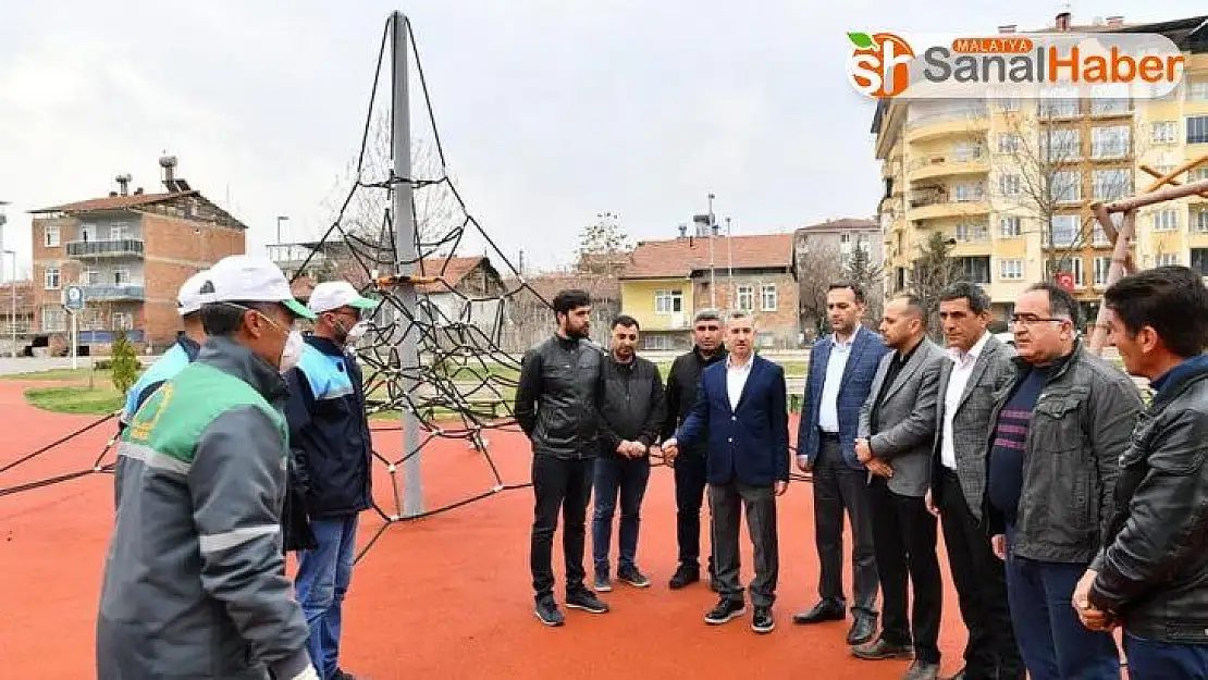 Başkan Çınar,  oyun gruplarının dezenfekte çalışmalarını yerinde inceledi
