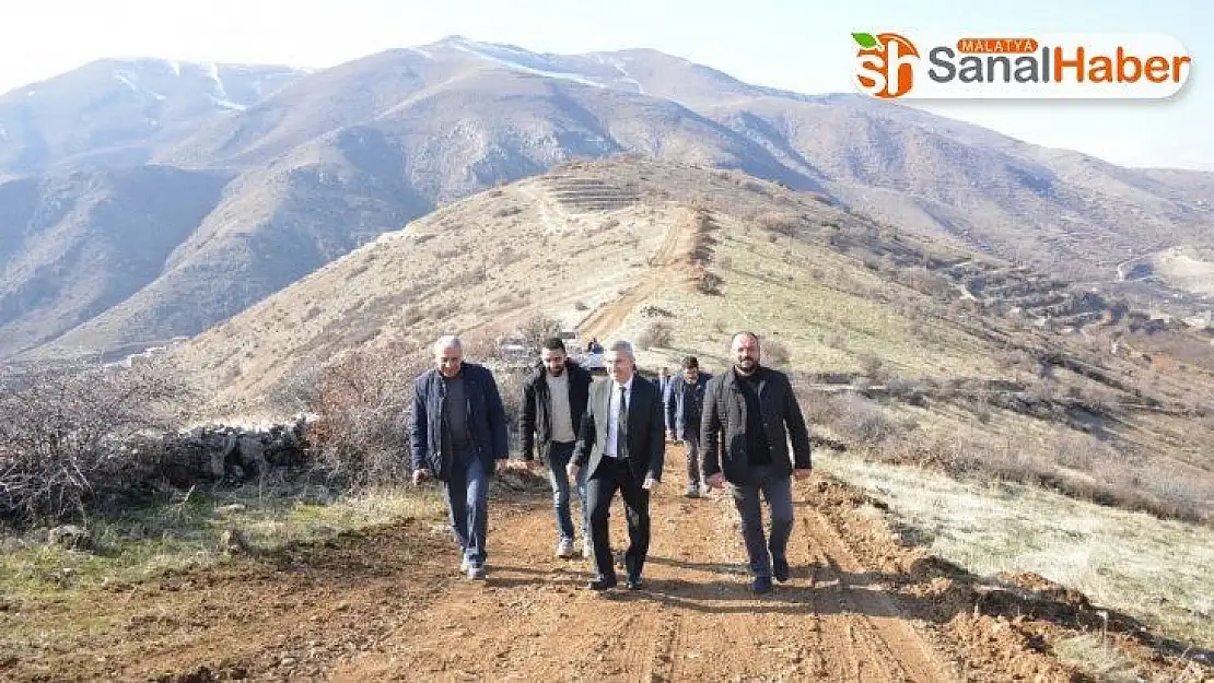 Başkan Çınar,  yol çalışmalarını inceledi