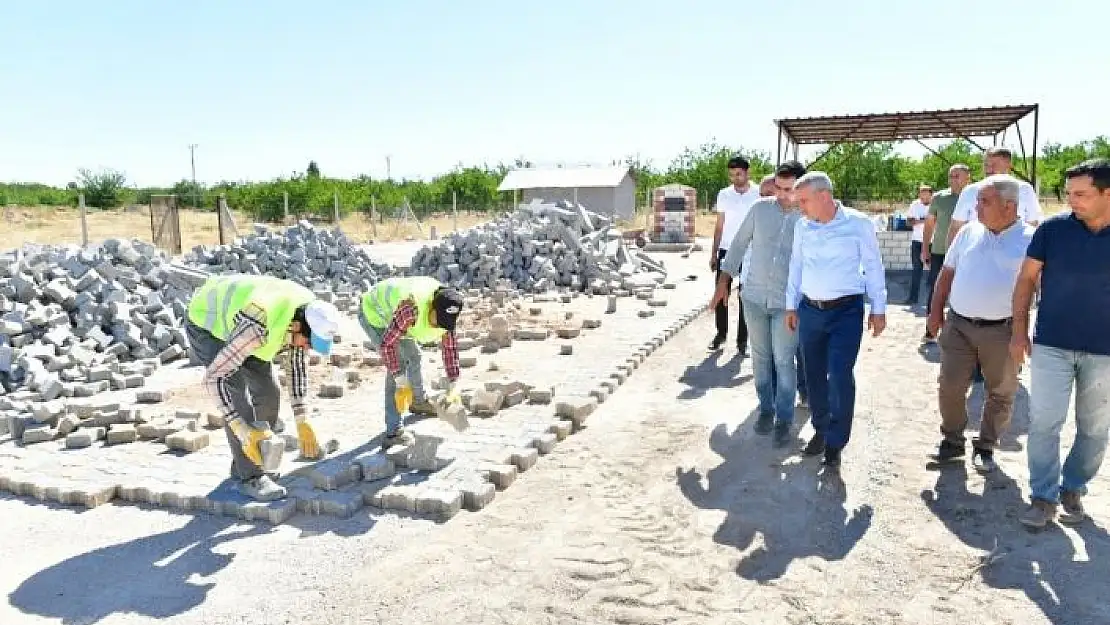 'Başkan Çınar, çevre düzenleme çalışmalarını inceledi'