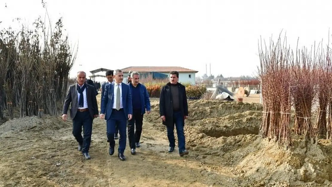 'Başkan Çınar, fidancıları ziyaret etti'