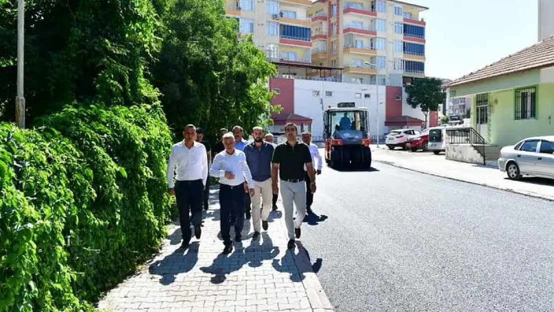 'Başkan Çınar, kalitesi artırılan yolları inceledi'