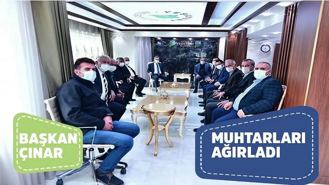 Başkan Çınar, muhtarları ağırladı