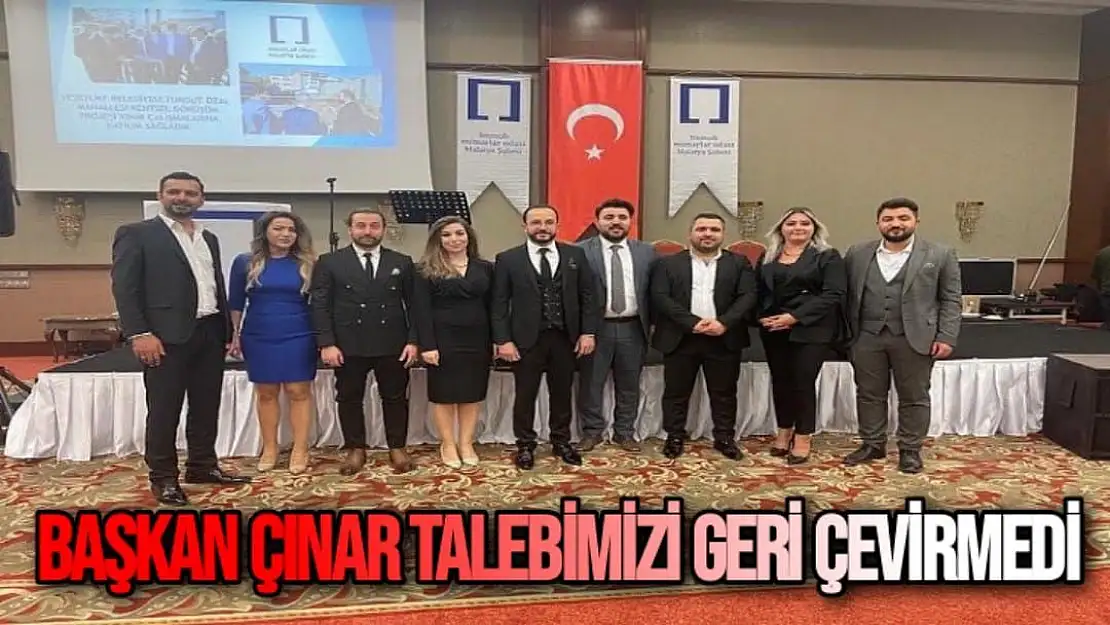 Başkan Çınar talebimizi geri çevirmedi