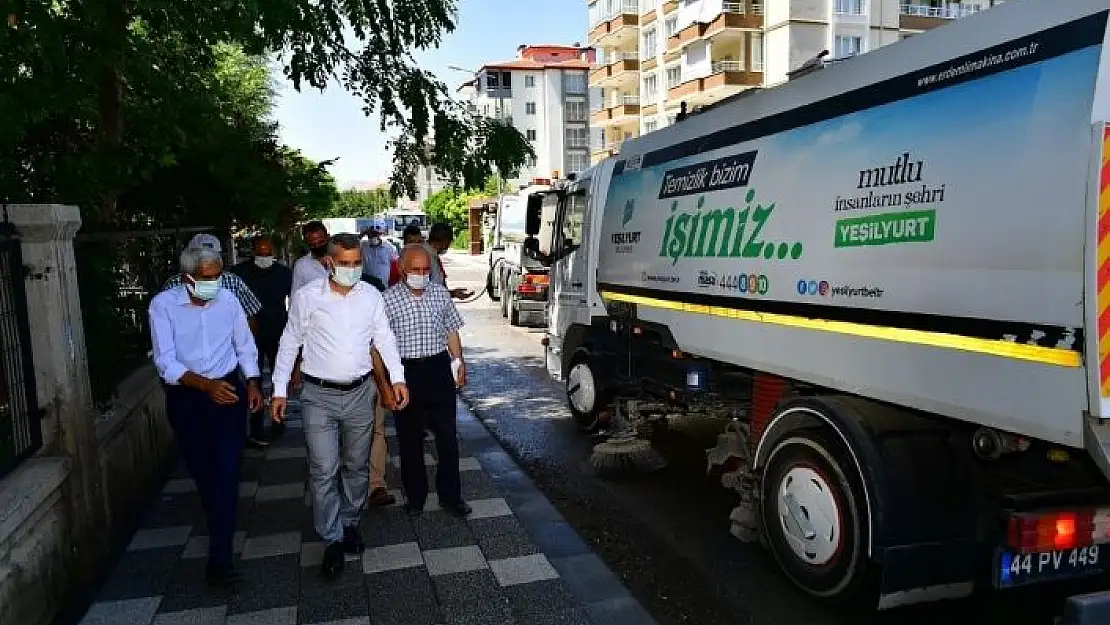 'Başkan Çınar, temizlik çalışmalarını inceledi'