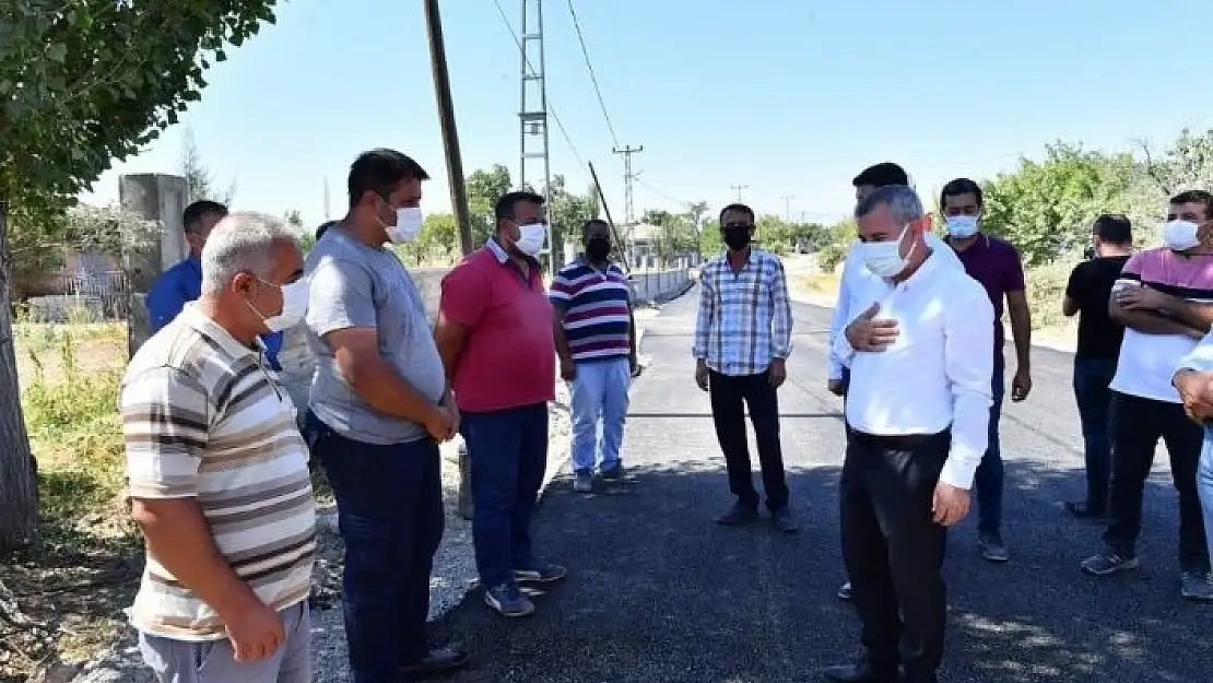 'Başkan Çınar,  yol yenileme çalışmalarını inceledi'