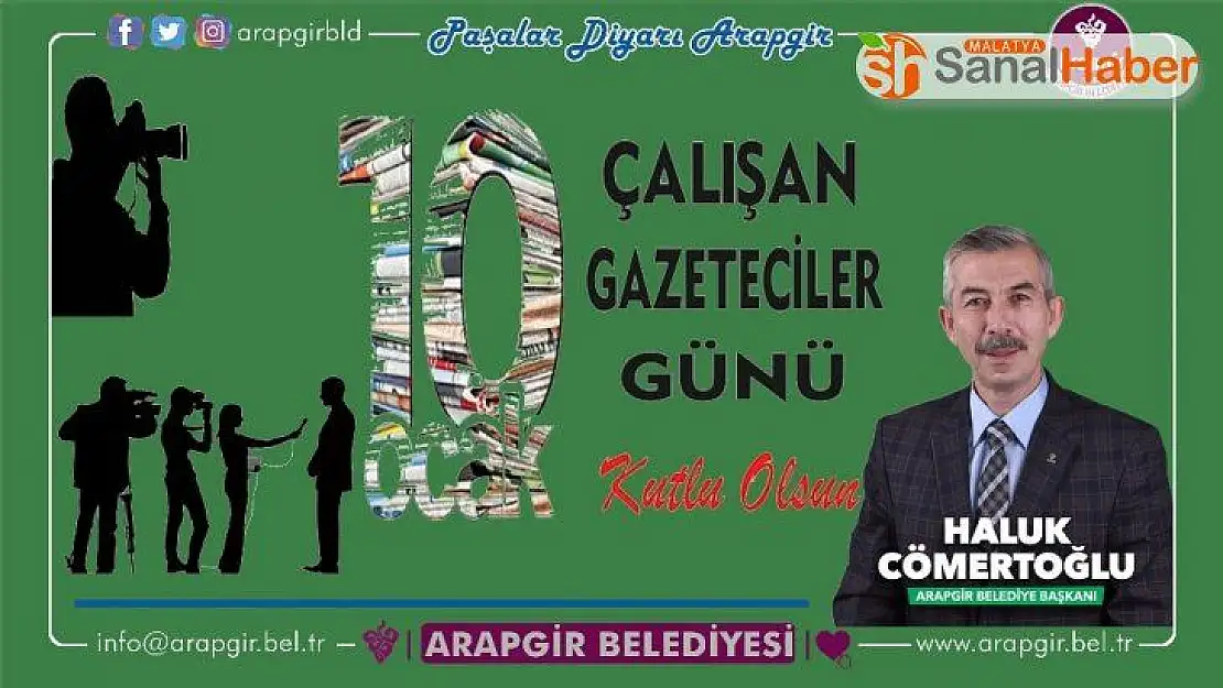 Başkan Cömertoğlu'ndan 10 Ocak Çalışan Gazeteciler Günü mesajı