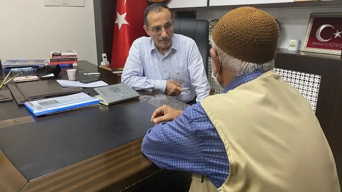 'Başkan Dağtekin parti binasında vatandaşlarla buluştu'