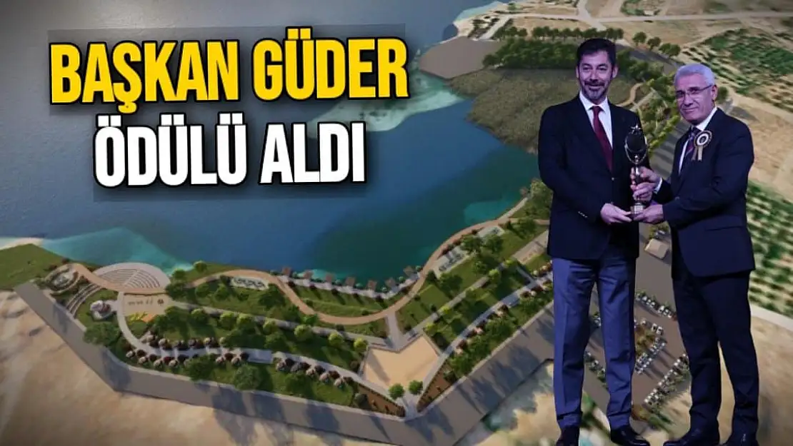 Başkan Güder ödülü aldı