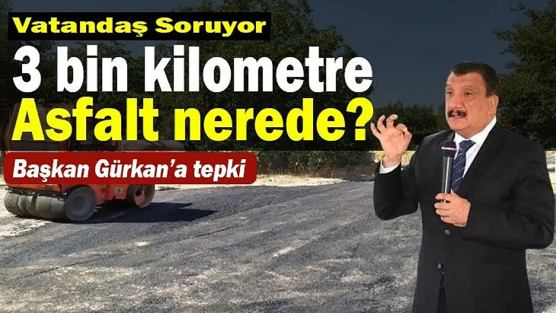 Başkan Gürkan´a tepki