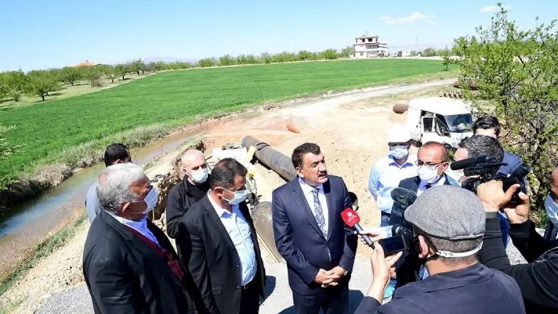 'Başkan Gürkan, Batı Kollektöründe inceleme yaptı'