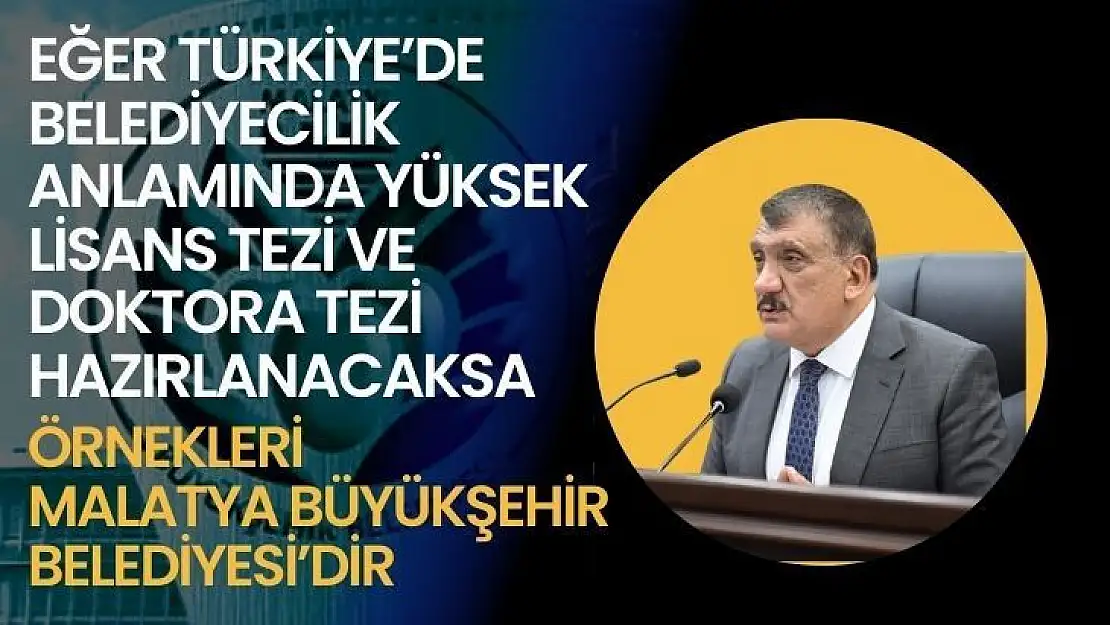 Başkan Gürkan Büyükşehir Belediyesini örnek gösterdi 